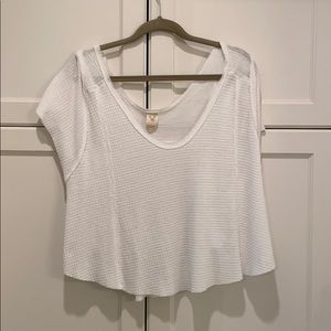 We The Free white crop top